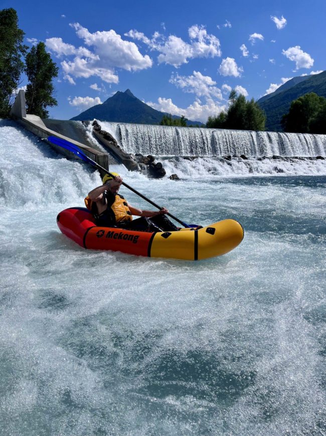 Packraft Mekong sur le Gave de Pau